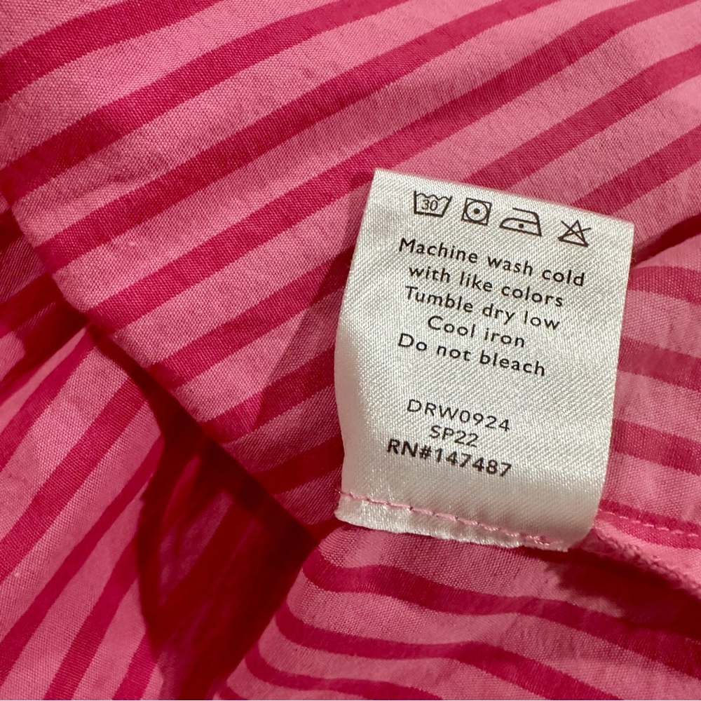 Draper James Pink Striped Midi Dress - Picture 5 of 6